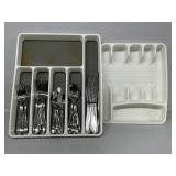 Silverware trays (2), silverware