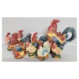 Ceramic Rooster Themed Kitchen Decorations