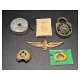 Boy Scout Scarf Tie, Slaymaker Padlock, Raleigh