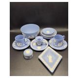 Wedgewood Jasperware Light Blue Dishes