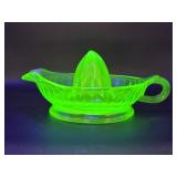 Uranium Glass Citrus Reamer