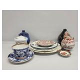 Decorative Plates, Oriental Vase, USSR Tea Cup