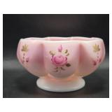 Fenton Signed Handpainted Rosalene Bowl