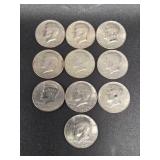 Bicentennial Kennedy Half Dollars(10)