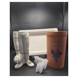 Terracotta Wine Cooler, Baseball Pants Vase