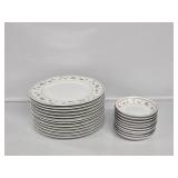 Abingdon Fine Porcelain China Floral Design