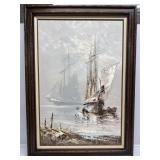 B. Wilder Ships at Sea Painting