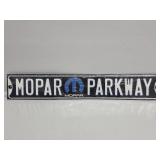Mopar Parkway Metal Sign