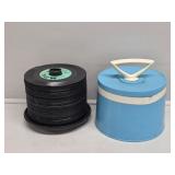 Disk-Go-Case Holding 45 RPM Vinyl Records