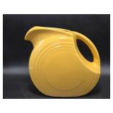 Fiesta Ware Yellow Disk Pitcher