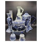 Blue and White Ceramic Dishes