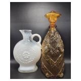 Empoli Amber Mexican Man Decanter, Opalescent