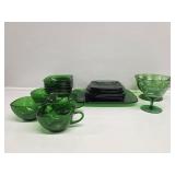Forest Green Dishes