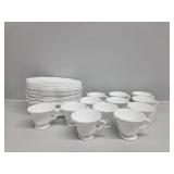 Grapevine Milk Glass Dishes