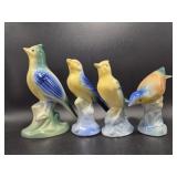 Ceramic Bird Figurines(4)