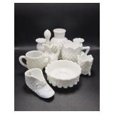 Milk Glass Dishes