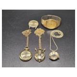 Ladybug Watch Necklace, Dynasty Watch Necklace,