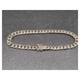 .925 Cuban Link Style Bracelet