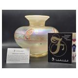 Fenton Millennium Butterfly Vase