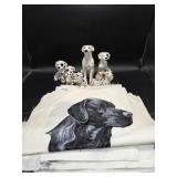 Dalmatian Figurines(7), Cloth with Animal