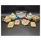 Small Trinket Teapots(2), Small Decorative