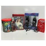 Coca-Cola Tins, Bicycle &  Action 1:64 Die-cast