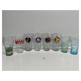 Coca-Cola Assorted Styles of Drinking Glasses (8)