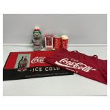 Coca-Cola Apron, Place Mats, Plush Bean Bag Seal