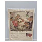 Coca-Cola Howdy Neighbor Paper Poster