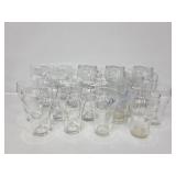 Coca-Cola Clear Glasses, Fulton Pirates Glass