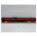 Coca-Cola Branded Pool Cue In a Red Case