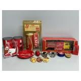 Coca-Cola Alarm Clock, Hi Intensity Light,Ashtrays