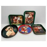 Coca-Cola Holiday Serving Trays