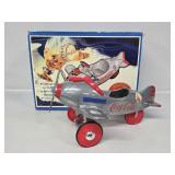 Coca-Cola 1:3 Pedal Plane Silver Edition