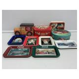 Coca-Cola Tins & Chevy BelAir Tin