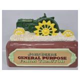 Gibson John Deere Ceramic Cookie Jar