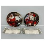Coca-Cola Franklin Mint Plates(2)
