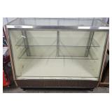 Glass Display Case With 2 Shelves
