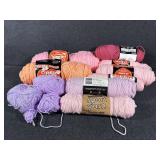 Various Pink Yarns