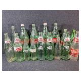 Wooden Pepsi-Cola Crate W/Empty Glass Bottes