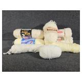 Beige, Yellow, White Yarn