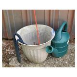 Expandable Hose, Plastic Watering Can(no n