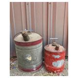 2 Metal Gas Cans