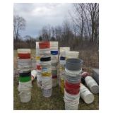Large Pile of 5 Gallon Buckets