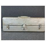 Metal Fishing Tackle Box Fold Out Style