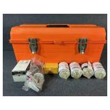 Plastic Tool Box W/Electric Components