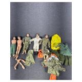 G I Joe dolls with clothes