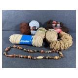 Red Heart Yarn(Grey and Brown), Berella