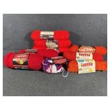 Red Heart Red and Orange Yarn