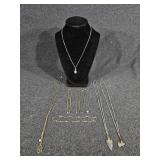 Gold Tone and Silver Tone Necklaces